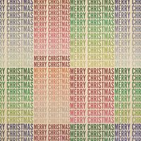 Merry Christmas Ombre Gradient Colorful Kraft Present Gift Wrap Wrapping Paper