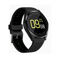 Kooman Smart Watch - Bluetooth Smartwatch Touch Screen Wrist Watch Sports Fitness Tracker with Camera SIM SD Card Slot Pedometer Compatible iPhone iOS Samsung LG Android Men Women Kids (Black)