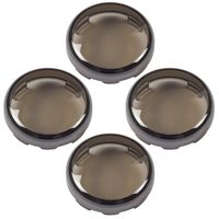 Amazicha Smoke Bullet Turn Signal Light Lens Covers Front Rear Compatible for Harley Davidson Sportster Softail Road King Street Electra Glide 1996-2019, 4 PCS