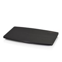 Prosumer's Choice Natural Bamboo TV Swivel Stand for LED/LCD TV, 21 inch Base Surface - Black