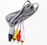 Video Games Part Audio AV Aux Composite RCA Cable Cord for Nintendo WII