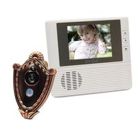 Bybest Newly Wide-angle Video Visual Doorbell Electronic Cat Eye Camera with 2.8 Inch LCD &30W Pixel CMOS High-definition Sensor for home security , Support Tamper Alarm ,Taking Photos