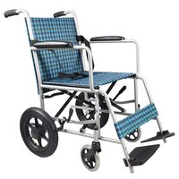 HAMIMI Wheelchair Transport Travel Self-propelled Wheelchair Portable Waiter Push Light Folding Detachable Trolley Mobility Wheelchai