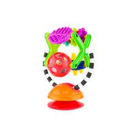 Sassy Teethe & Twirl Sensation Station 2-in-1 Suction Cup High Chair Toy | Developmental Tray Toy for Early Learning | for Ages 6 Months and Up