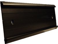 2" x 10" Black Nameplate Wall Holder