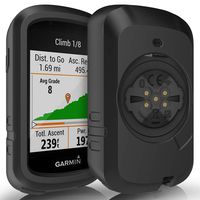 TUSITA Case for Garmin Edge 830 - Anti Drop Silicone Protective Cover - Cycling GPS Computer Accessories (Black)