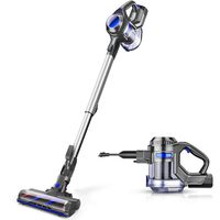 MOOSOO Cordless Vacuum 10Kpa Powerful Suction 4 in 1 Stick Handheld Vacuum Cleaner for Home Hard Floor Carpet Car Pet