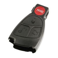 Key Fob Keyless Entry Remote Shell Case & Pad fits Mercedes C Class, CLK, CLS, E Class, G Class, Slk Class, AMG