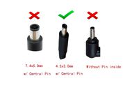 UpBright 65W AC Adapter for Dell Inspiron 20 3043 i3043 I3043-3750BLK I3043-D2208T I3043-7208 I3043-D2008 i3043-5002BLK i3043-5000BLK i3043-1250BLK i3043-750BLK I3043-R2208B (w/OD: 4.5mm Small Tip.)