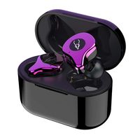 True Wireless Earbuds, Bluetooth 5.0 Wireless Headphones APTX Deep Bass Stereo HiFi Sound Noise Cancelling Sweatproof TWS Bluetooth Earbuds, CVC8.0 Built-in Mic Wireless Earphones with Qi Charging Box