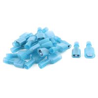 uxcell 10Pair 16-14 AWG Wire Fully Insulated Male Female Spade Crimp Terminal Connectors Kit