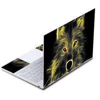 MightySkins Skin Compatible with Google Pixelbook - Neon Wolf | Protective, Durable, and Unique Vinyl Decal wrap Cover | Easy to Apply, Remove, and Change Styles | Made in The USA