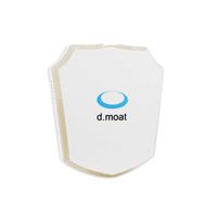 d.moat Cyber Security Solution for Network Monitoring, Risk Identification & Hacking Protection - Easy Plug & Play Setup - Smartphone Integration and Alexa-Enabled for Home or Small Business