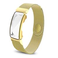 VEAQEE Compatible Inspire HR Bands, Stainless Steel Mesh Sport Metal Wristband Loop Accessories for Women Men Screen Protector Case for Inspire Fitness Tracker
