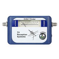 Leepesx DVB-T Digital Satellite Signal Finder Meter Aerial Terrestrial TV Antenna with Compass TV Reception Systems