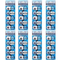 eCoreCell (40pcs) CR1220 5012LC 3V 3 Volt Lithium Single Use Non-Rechargeable Button Coin Cell Battery