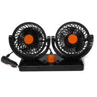 Fansport Car Air Cooling Fan Electric Car Fan Two Speed Dual Head Auto Cooling Fan Auto Air Fan