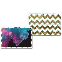 MightySkins Skin Compatible with Microsoft Surface Pro 6 Tablet - Glitzy Chevron | Protective, Durable, and Unique Vinyl Decal wrap Cover | Easy to Apply, Remove, and Change Styles | Made in The USA
