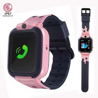 LTAIN Kids Smartwatch Waterproof Smart Watch for Kids with GPS Tracker SOS Camera Alarm Clock Security Zone Voice Chat Smartwatch for Kids with Phone Birthday Gift for Girls Boys Age 6-14（Pink）