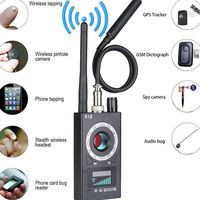 YMNL 1MHz-6.5GHz Multi-Function Anti-spy Detector Camera GSM Audio Bug Finder GPS Signal Lens RF Tracker Detect Wireless Products