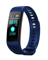 Smart Watch Unisex Fitness Tracker Heart Rate Monitor,Gym Sports Tracker Watch, Waterproof Pedometer Watch with Sleep Monitor, Step Tracker(Blue)