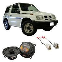 Compatible with Geo Tracker 1992-1997 Rear Side Panel Factory Replacement Harmony HA-R5 Speakers