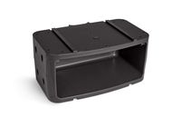 atHand Overbed Table System Black Add-On Open Shelf