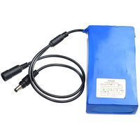 YJYdada DC 12V 6800-18000mAh Super Rechargeable Li-ion Lithium Battery Pack +US Plug (12000mAh)