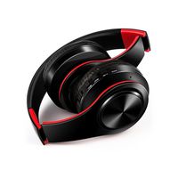 GBSELL Foldable Stereo Wireless Bluetooth Headset Headphone Earphone For iPhone Samsung Notebook (Black)