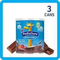 PediaSure Grow & Gain Non-GMO Shake Mix Powder, Nutritional Shake For Kids, With Protein, DHA, Antioxidants, and Vitamins & Minerals, Chocolate, 14.1 oz, 3 Count