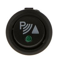 MonkeyJack Green LED Round 3 Pin Rocker 12v DC Dashboard Panel Switch Parking Reverse Backup Sensor Front Rear