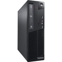 Lenovo ThinkCentre M72e Small Form Factor (SFF) Business Desktop, Intel Quad Core i5-3470 Up to 3.6GHz CPU, 8GB DDR3 RAM, 128GB SSD + 500GB HDD, DVD, WiFi, Windows 10 Pro (Certified Refurbished)
