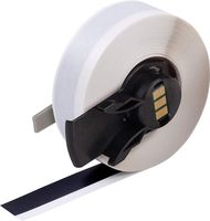 Label 0.5 in W x 50 ft L Vinyl Black Roll of 50 Feet