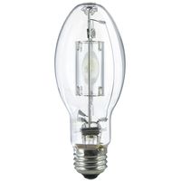 Sunlite 03651-SU MP150/U/MED M102/O Protected Metal Halide Lamp, 150 Watts, Medium Base (E26), Pulse Start, ED17, 15,000 Hours Life, 13300 Lumen, Clear Finish
