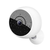 Logitech Circle 2 Indoor/Outdoor Wireless Home Security Camera Works with Alexa & Google Assistant with Easy Setup, 1080p HD, 180° Wide-Angle, Night Vision, 2-Way Talk, Alerts, Free 24-Hours Storage