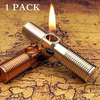 Antique Refillable Oil Vintage Lighters,Trench Retro Copper Cigarette Lighter,Funny Old Wheel Kerosene Cool Lighters