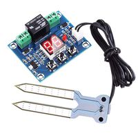 WINGONEER 12V Soil Moisture Sensor Humidity Controller with Digital Display Automatic Watering System Module