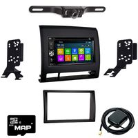 DVD GPS Navigation Multimedia Radio and Dash Kit for Toyota Tacoma 2005-2011 Black with Backup Camera