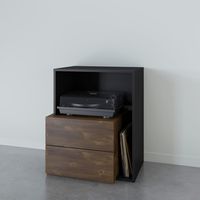 Nexera Paisley Audio Tower, Truffle/Black