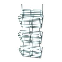 Safco Products 4151CH PanelMate Triple File Basket, Letter Size, Charcoal