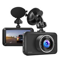 Dash Camera 1080P Full HD Resolution 3" Screen Car Driving Recorder with Night Vision,140°Wide Angle Car Camera with Parking Monitor,Motion Detection,Loop Recording Dashboard Camera