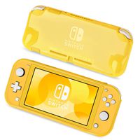 Case for Nintendo Switch Lite, YCCTEAM TPU Cover Case Soft Matte Bumper Case Ultra-Thin for Nintendo Switch Lite Translucent Shock-Proof Case Cover-Yellow