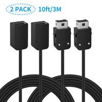 NES Classic Extension Cable, Kingone 2 Pack 10Ft SNES Extention Cord for Super Nintendo SNES Clasic Edition Contorller and Mini NES Classic Edtion