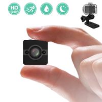 DareTang Waterproof Mini Hidden Spy Camera, 1080P HD , 155° Wide lens, Black