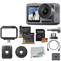 DJI Osmo Action 4K HDR Waterproof Camera Essentials Dual-Battery Bundle