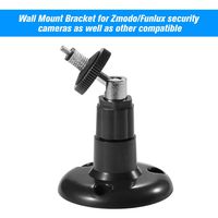 OWSOO 1 Pack Adjustable Mount Wall Table Ceiling Security Bracket for Zmodo/Funlux Camera, Black