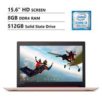 Lenovo Ideapad 330 15.6" HD LED Widescreen Laptop, Intel Core i3-8130U Up to 3.4GHz, 8GB DDR4 RAM, 512GB Solid State Drive, Wireless-AC, Bluetooth, HDMI, USB Type-C, USB 3.0, Windows 10, Coral Red