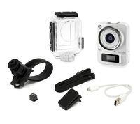 HP Life Cam (lc100w) Mini 4k Full HD 1080p Water Resistant Camera with Waterproof Case, White (HPD-LC100W-VP)