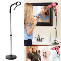 Weoto Hair Dryer Stand, 360 Degree Rotating Lazy Hair Dryer Stand, Hand Free Hair Dryer Holder with Heavy Base