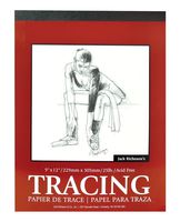 Jack Richeson 9-Inch-by-12-Inch Tracing Paper Pad, 50-Sheet